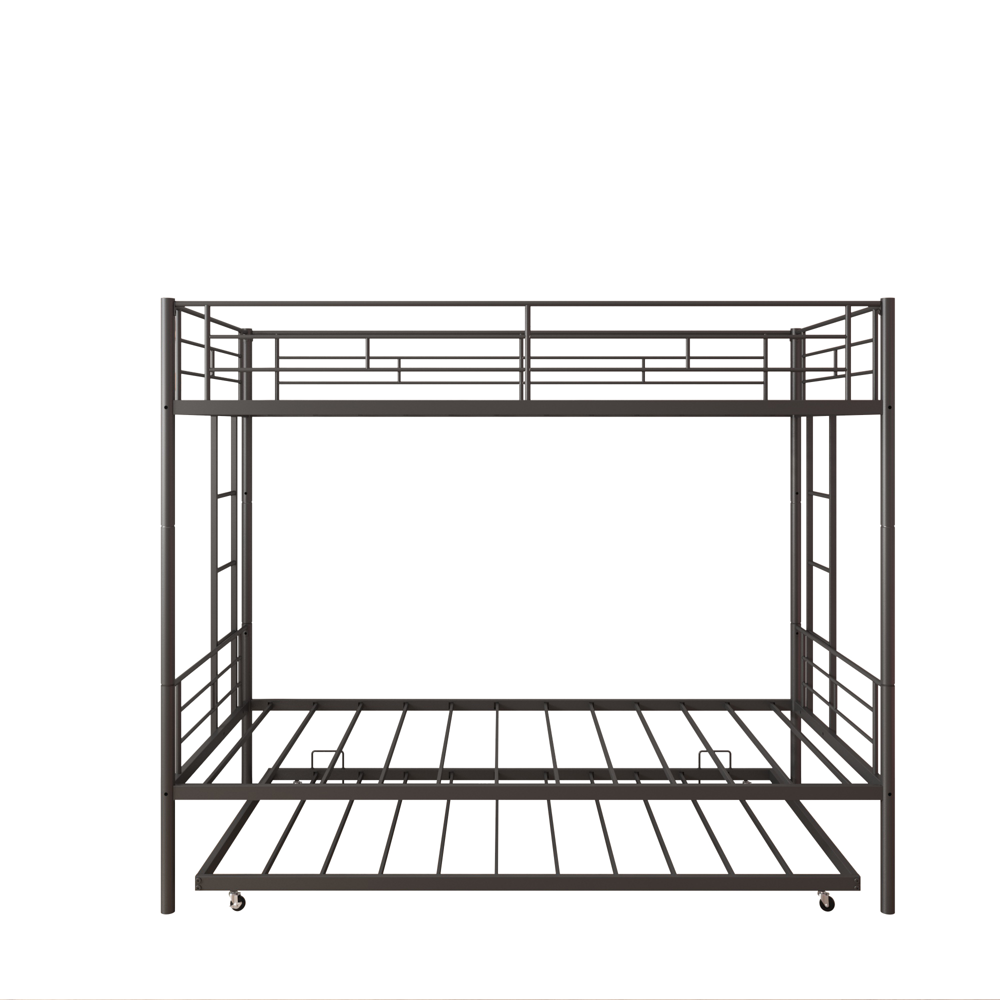 Buy ENYOPRO Bunk Bed with Roll Out Trundle Bed Frame, Metal Bunk Bed