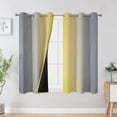 thumbnail image 2 of Cortinas Estelar Textiler 107x137 cm Amarillo Gris Opaco, 2 of 9