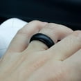 thumbnail image 3 of New Men Silicone Rings 7-12 Size Hypoallergenic Flexible Wedding Men Rub Prof P2E1, 3 of 6