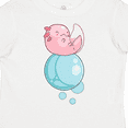 thumbnail image 4 of Inktastic Cute Axolotl Sitting on a Bubble Boys or Girls Toddler T-Shirt, 4 of 5