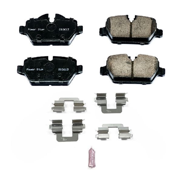 OE Replacement for 20132016 Mini Cooper Paceman Rear Disc Brake Pad and Hardware Kit (Base