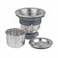 thumbnail image 3 of Miseno MNOSTR61 Universal Kitchen Sink Drain with Removable Colander Strainer - Stainless Steel, 3 of 4