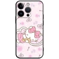 thumbnail image 1 of Phone Case for iPhone 11 14 12 13 Pro Max 7 8 XR X XS 6 6S Plus MINI Silicone Capa Pink Color Flower Hello Kitty ZR, 1 of 7
