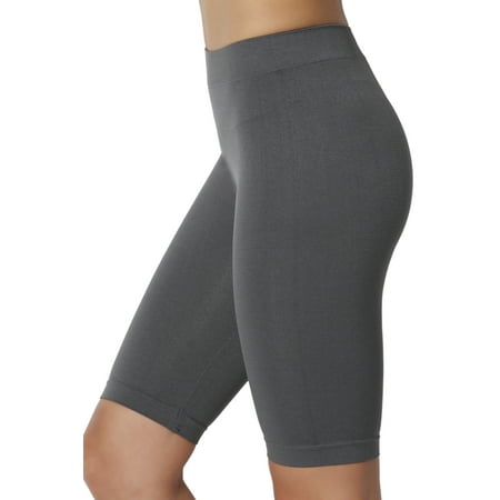 TheMogan Junior's Everyday Seamless Bermuda Shorts Intimately Under Short Leggings