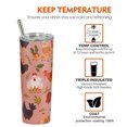 thumbnail image 6 of Chicken Gifts For Women Chicken Gifts For Chicken Lovers Crazy Chicken Lady Gifts Chicken Tumbler With Lid And Straw 20oz Stainless Steel Skinny Tumbler Chicken Cup Chicken Mug, 6 of 6