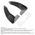 thumbnail image 4 of Steering Wheel Paddle Shifter Extensions For Jeep Grand Cherokee 2014-2021 Black, 4 of 14