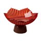 thumbnail image 2 of Frutero con pedestal, bandeja para frutas, práctico, moderno, regalo, decoración, elegante, para servir. Rojo claro, 2 of 9
