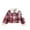 Red, variant on Zwiiyzr 3-6Y Boys and Girls Fleece Jacket New Coats Three To Six Years Old Fall and Winter Jackets Large Plaid Coats Warm Outerwear Coffee