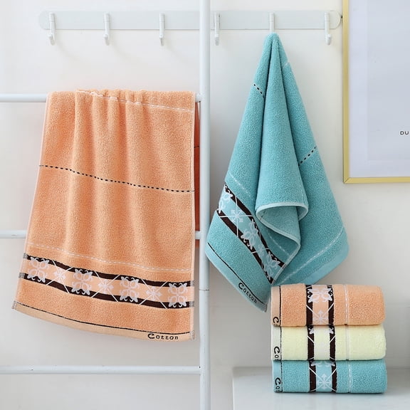 Bathroom Hand Towels, 14x30" 600 GSM 100% Cotton - Ultra Soft & Highly Absorbent Face Towels, Hotel Spa Quality by PALIFEUR