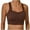 Coffee, variant on ktowifly Sports Bras for Women Yoga Racerback Sports Bras Comfortable Breathable Bralette Seamless Gym Tops