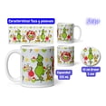 thumbnail image 4 of Termo 20oz taza posavaso Mouse Pad SVArt diseño El Grinch Feliz navidad 20 fl oz, 4 of 5