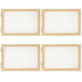 thumbnail image 2 of 4Pcs Paper Making Frame DIY Paper Making Frame Paper Making Wood Frame Wood Paper Frame, 2 of 9