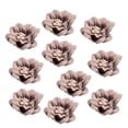 thumbnail image 1 of 10 piezas de adornos de cabezas de camelia para manualidades de accesorios para el cabello de mujer de bricoje 4.5cm , café BLESIY Cabeza de la flor del camelia, 1 of 8