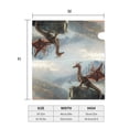thumbnail image 5 of Lsque Autumn Dragon Mountain View Mailbox Cover Standard Size ,Magnetic Mailbox Covers Post Wraps Letter Box Cover -21x18 in, 5 of 9