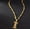 I, variant on Gold Alphabet Letter Initial Friendship Bridesmaid Ladies Gift Chain Necklace-Q