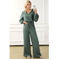 thumbnail image 3 of Collared Neck Top and Drawstring Pants Set, 3 of 4