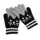 thumbnail image 3 of Guantes/mitones de invierno cálidos para niños & #39;s con forro de felpa, bonitos guantes de esquí, de 3 a 8 años de edad, negro Feliz Sencillez, 3 of 5