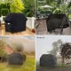 thumbnail image 4 of Funda para parrilla resistente a la intemperie para parrillas al aire libre, materiales superresistentes, funda para plancha de poliéster 600D con diseño resistente al viento, compatible con la, 4 of 5