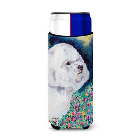 

Caroline s Treasures 7225MUK Bichon Frise Ultra Hugger for slim cans Slim Can multicolor