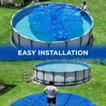 thumbnail image 7 of Shop Square 21' Round Solar Pool Cover, 8 mil, for Inground and Above Ground Pools, Blue, 7 of 7