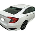 thumbnail image 5 of Ikon Motorsports Compatible with 16-21 Honda Civic Sedan IK V Style Roof Spoiler Window Visor Smoke Shade Wing, 5 of 7