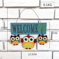 thumbnail image 3 of Bienvenida De Búho, Cartel De Puerta, Cartel Colgante De Pared Para Puerta Delantera, Decoración Del Hogar Speravity HA039904-02, 3 of 6