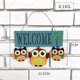thumbnail image 3 of Bienvenida De Búho, Cartel De Puerta, Cartel Colgante De Pared Para Puerta Delantera, Decoración Del Hogar Speravity HA039904-02, 3 of 6