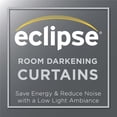thumbnail image 4 of Eclipse My Scene Wavy Chevron Thermaback Blackout 42 x 84 Curtain Panel in Yellow, 4 of 5