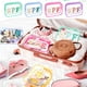 thumbnail image 5 of Bolsas de maquillaje Kacctyen de PVC transparente e impermeable con parche de chenilla, 5 of 7