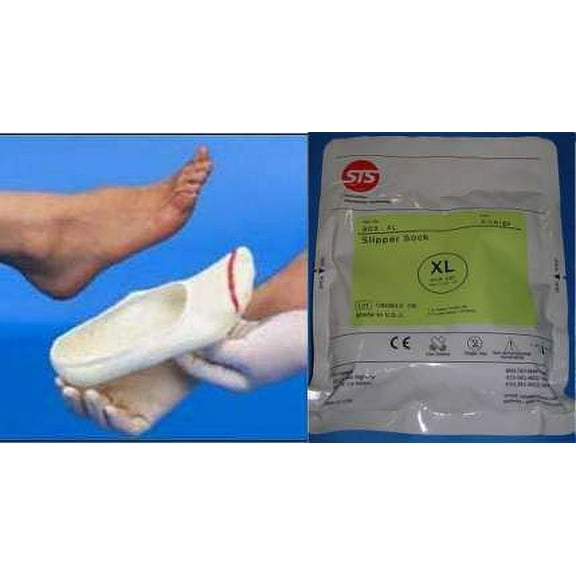 STS Foot Orthotics Casting Impression Slipper Socks Foot Molds 903-XL X-LARGE - ONE PAIR
