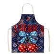 thumbnail image 1 of EGNMCR Memorial Day Decorations,4Th of July Decorations, Patriotic Decorations Independence Day Aprons Festive Decor Kitchen Cooking For Stain Protection Pre shrunk cotton and linen, 1 of 5