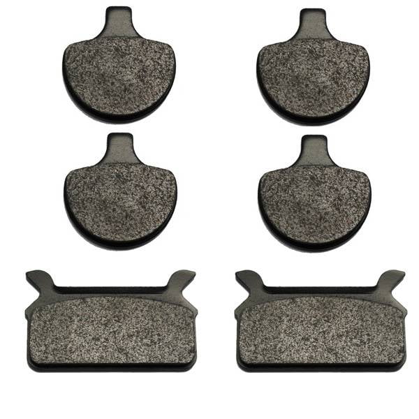 Front Rear Carbon Brake Pads For 1994-1999 Harley FLHR Road King Classic