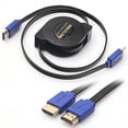 thumbnail image 4 of Fiauli Retractable High Speed HDMI Compatible Cable, Male to Male, Compatible with HDMI Compatible Digital Cameras and Tablets, 4 of 5