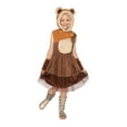 thumbnail image 2 of Star Wars Girls' Ewok Halloween Costume Dress 4pc - Brown '12-14, 2 of 3
