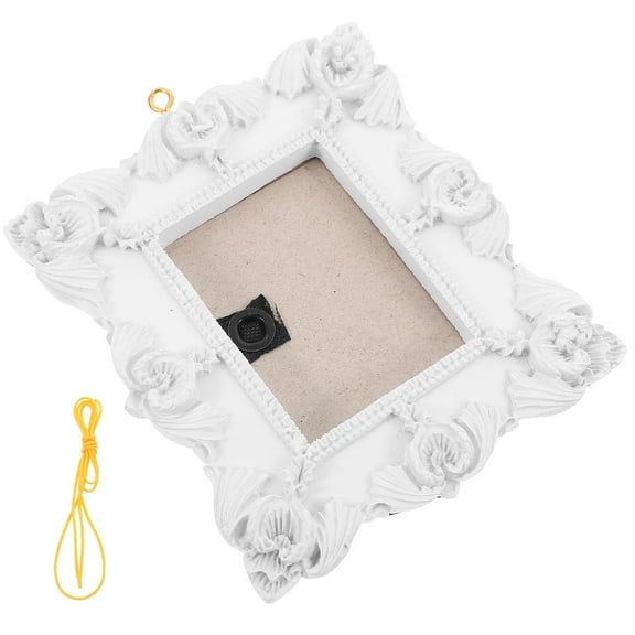 Embossed Picture Frame Christmas Ornament Hanging Christmas Photo Frame Picture Frame Ornament