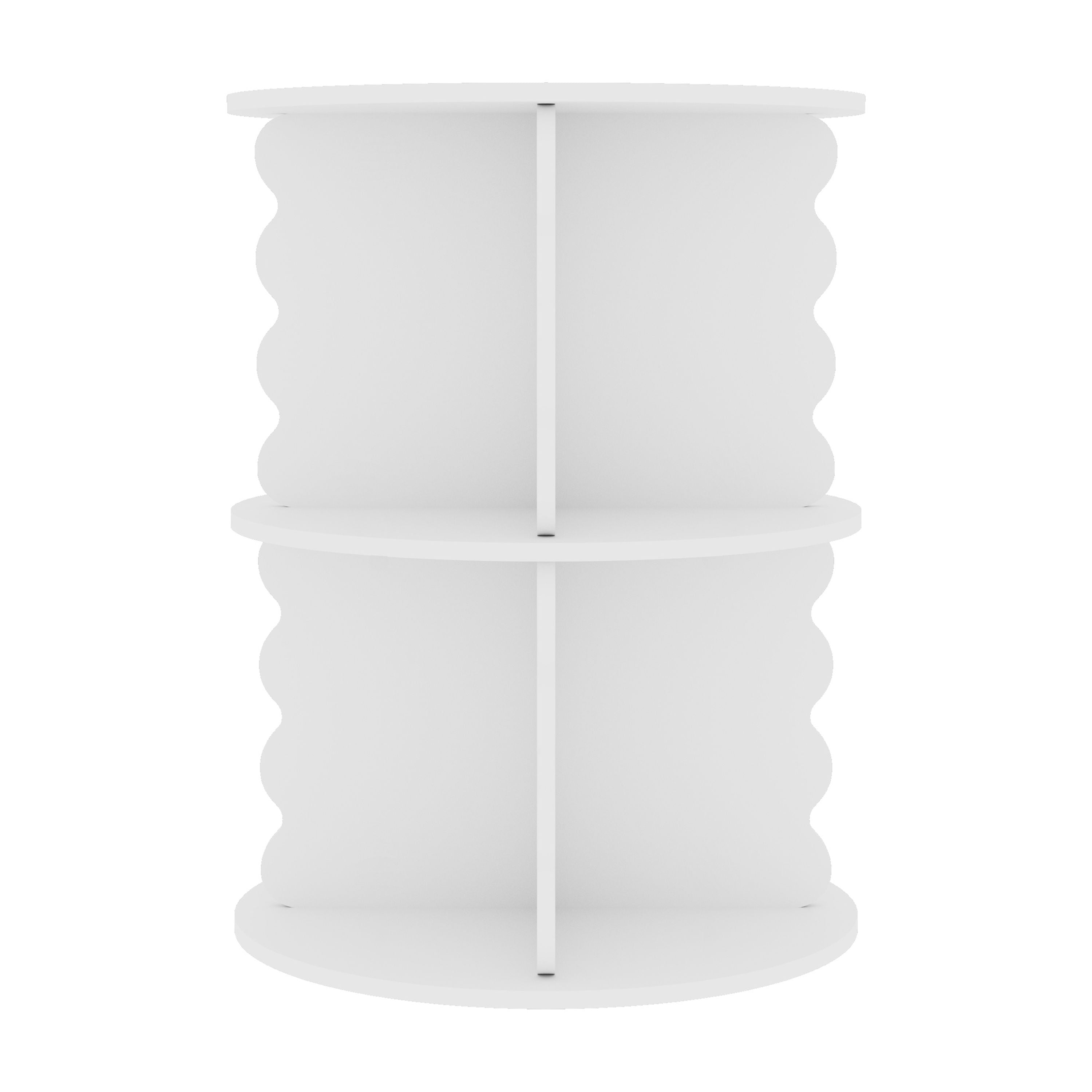 House of Happy Wiggle Rotating Bookshelf, White