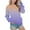 Purple, variant on Caqnni Womens Oversized Sweatshirts Hoodie Crewneck Tunic Tops Pollover Sweater 2024 Teen Girls Clothes (Pink,L)