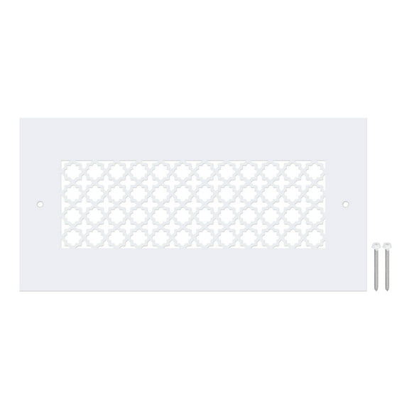Uxcell Air Vent Cover Grille for 9.5"x3.5" Duct Opening, Acrylic Glass Wall Ceiling Hole Cover