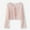 c01Pink, variant on Arnsht Women's Fashion Solid Color Versatile Tie Front Long Sleeve Rib Knit Shrug Sweaters Cardigan Crop Top Beige Free Size
