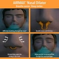thumbnail image 7 of AIRMAX Nasal Dilator for Better Sleep - Natural, Comfortable, Anti Snoring Sleep Aid Solution for Maximum Airflow and Easier Breathing (Small - Clear), 7 of 7