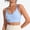 Blue, variant on Naittoop Sports Bras for Women High Support Push Up Bra Running Workout Crop Tank Tops Gym Yoga Bralattes