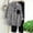 Black, variant on Comfy Sets for Women,Women's 2 Piece Outfits Oversized Button-down Long Sleeve Blouse Shirt and High Waisted Pants Casual Lounge Set Green