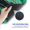 thumbnail image 5 of nygtbtfer Mouse Pad, Black Green Golden Mouse Pad, Modern Marbling Mousepad, Custom Small Mouse Pads with Designs, Portable Office Non-Slip Rubber Base Wireless Mouse Pad for Laptop 31.5x11.8 in, 5 of 6