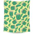 thumbnail image 1 of LHSHID Pickle Blanket Gifts Funny Throw Blanket for Adults Kids Lightweight Plush Soft Cozy Warm Flannel Blankets for Bed Couch, 1 of 8