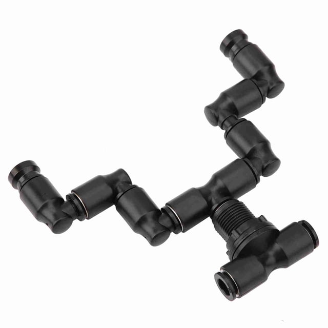 M Buder Sistema De Nebulización Para Reptiles Y Anfibios Rociador De Niebla 360 Grados Ajustable Para Terrarios Rainforest Tank Conexión Tubo 1/4 Pulgadas 25.4 cm / 10 inches Accesorios Mascotas