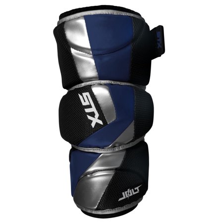 STX Lacrosse Jolt Arm Pads Royal Blue, Medium (Best Lacrosse Arm Pads)