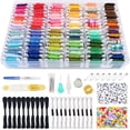 thumbnail image 1 of Kit de cordones para pulsera Friendship VICOVI con hilo dental de 110 colores, 1 of 6