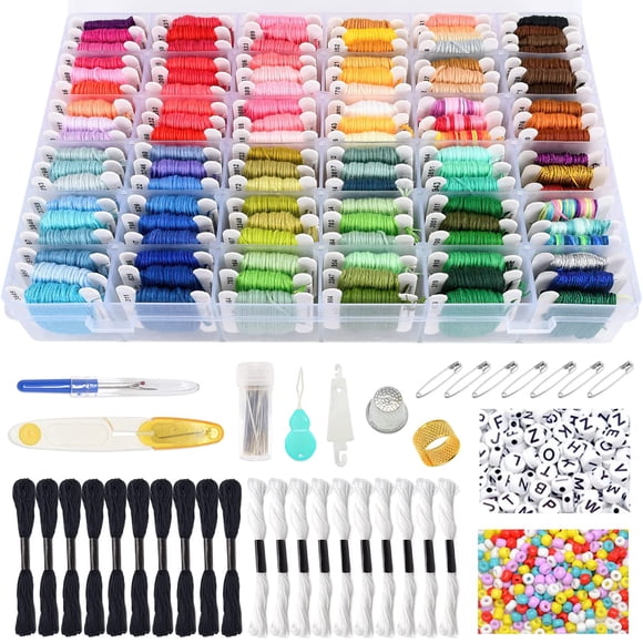 Kit de cordones para pulsera Friendship VICOVI con hilo dental de 110 colores
