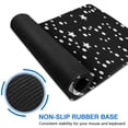 thumbnail image 6 of Long Mouse Pads for Desk,Black White Star Moon Pattern Desk Mats on Top Of Desks, Desk Mouse Pad Extra Large with 3mm Non-Slip Base and Stitched Edge for Gaming,Office,Work,Home 31.5"x11.8", 6 of 6