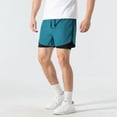 thumbnail image 4 of Pantalones cortos deportivos para hombre, para correr, para entrenamiento, gimnasio, fitness, secado rápido, para sudar, 4 of 5